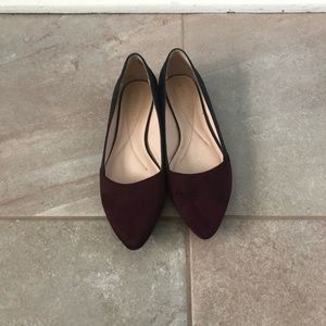 Andrew Geller Women’s Red And Grey Low Heel Flats